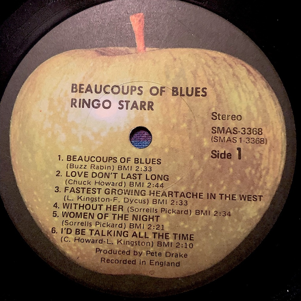 Original 1970 Ringo Starr Beaucoup of Blues Vinyl